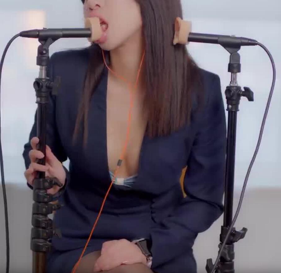 中文ASMR 小萌 喘息 口腔音 舔耳 弹舌音as-mr